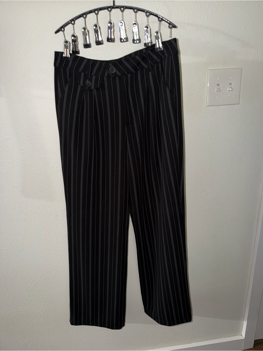 Sincerely Jules Black Pinstripe Trousers